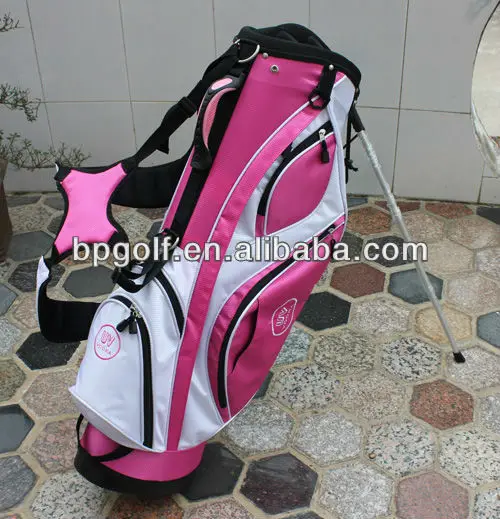 pink golf stand bag