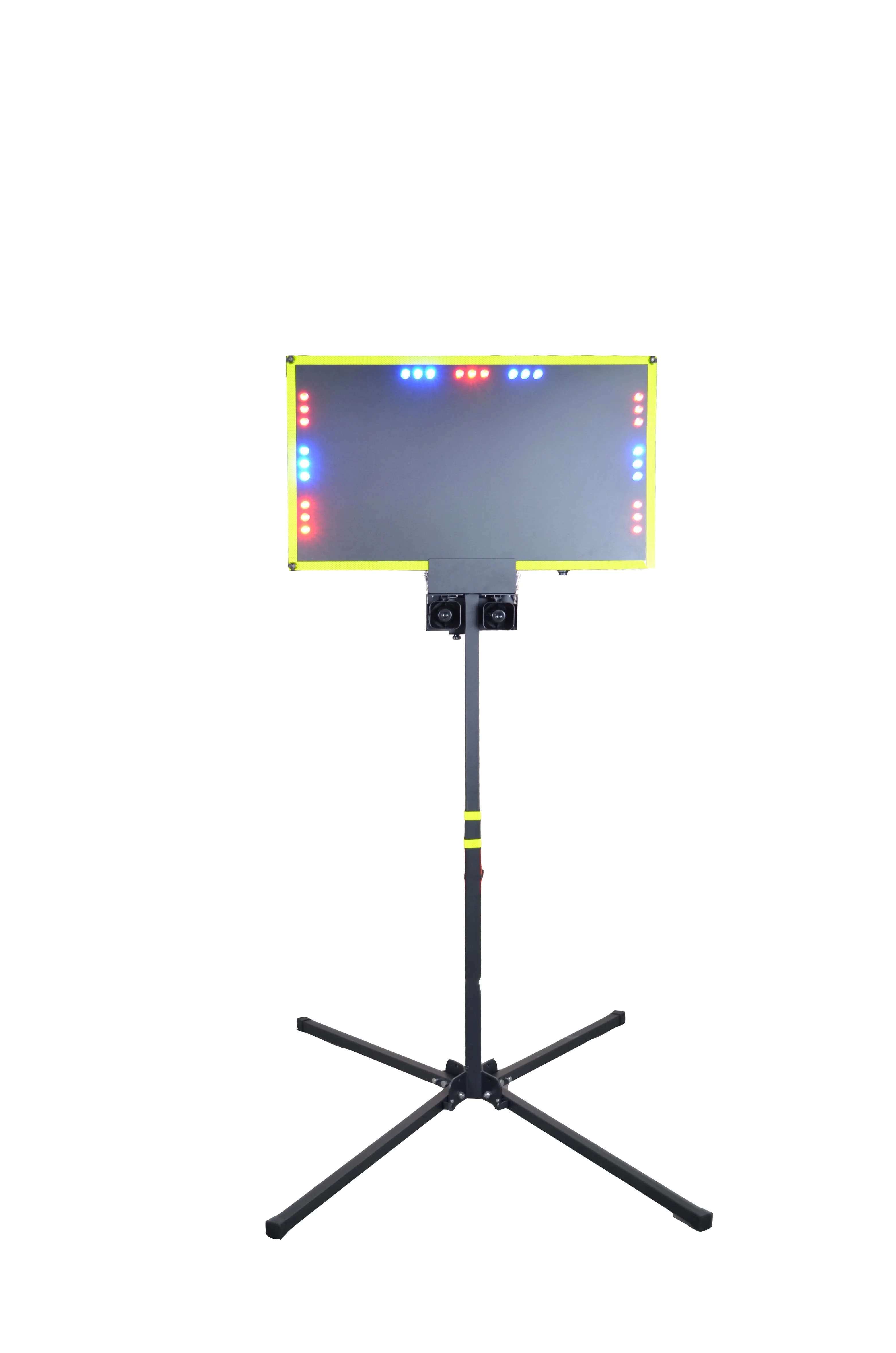 Portable Radar Speed Sign Feedback App Send Message With Early-warning Buzzer Display