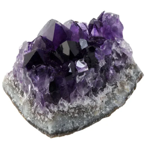 Natural Raw Amethyst Quartz Geode Druzy Crystal Cluster Healing Specimen Fi