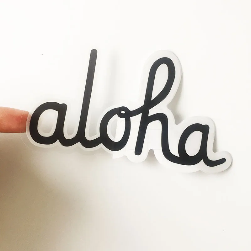 customized clear stickers