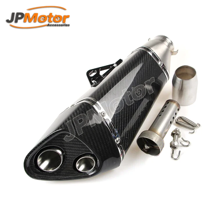 JPMotor 51 мм Гонки Универсальный мотоциклов глушитель выхлопной трубы производство для самоката