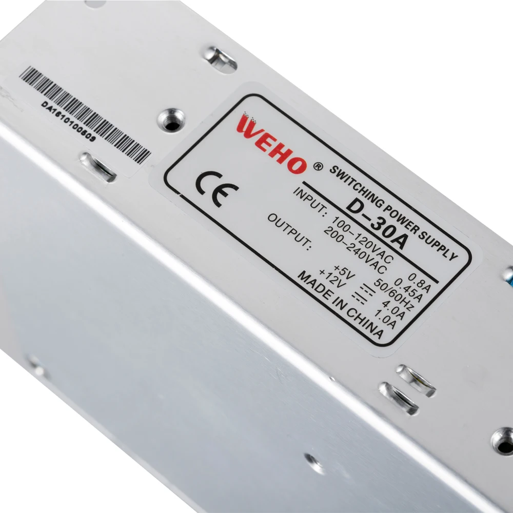 30W 5V 12V Single Output Voltage Smps 220v Ac 12v Dc Dual Power Supply