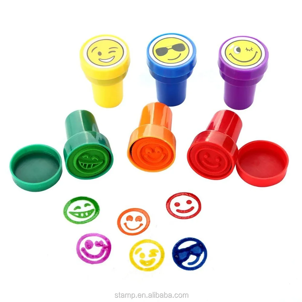 Custom Alphabet Kids Stamp/funny Self Inking/toy Stamp Lovely Stamp for Children School Toys Stamp Sets,dia 27mm 38mm