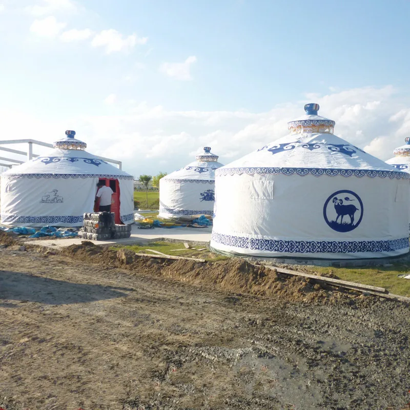 mongolian yurt,blue canvas cover - buy mongolian tent,canvas