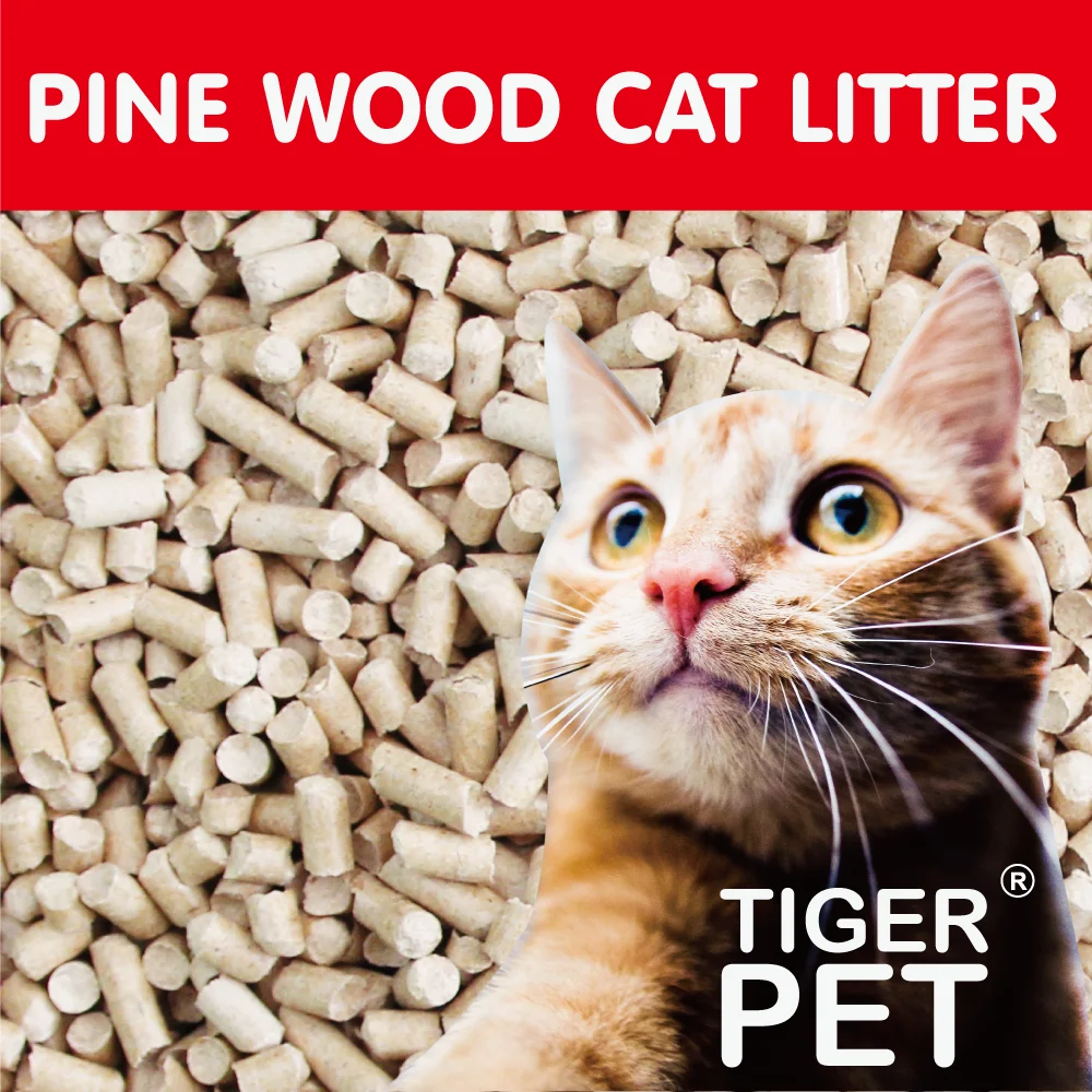 Pine Wood Cat Litter 100% Bio-Degradable Sustainable
