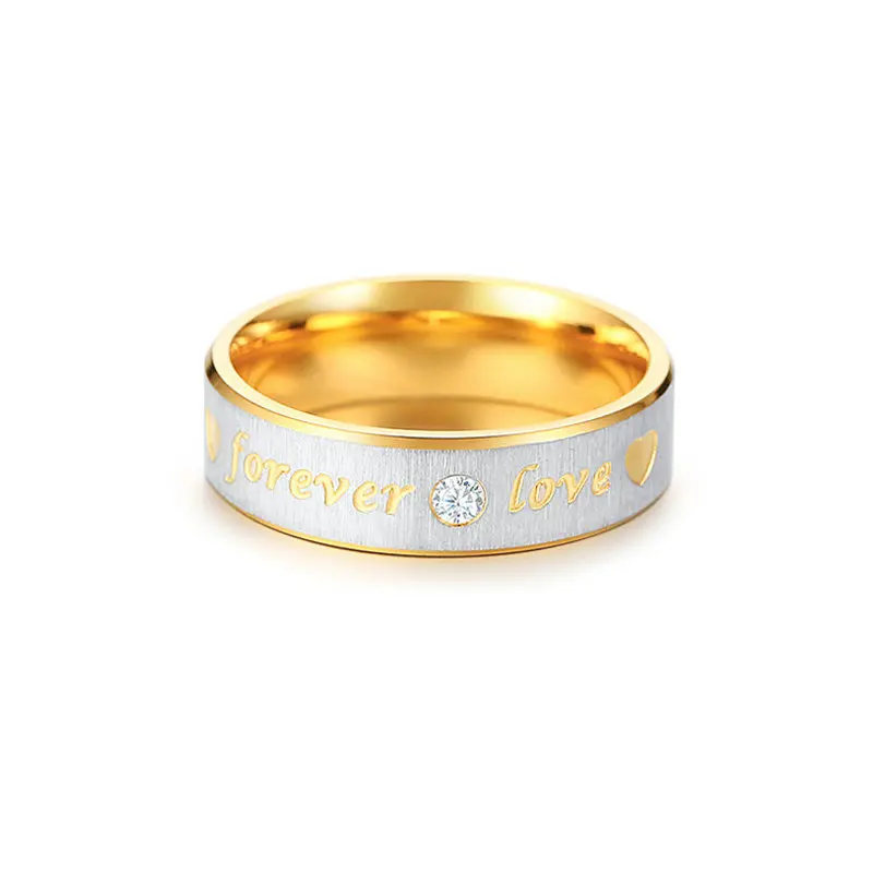 Forever Love Scarf ring Yellow gold nickle free plated bronze