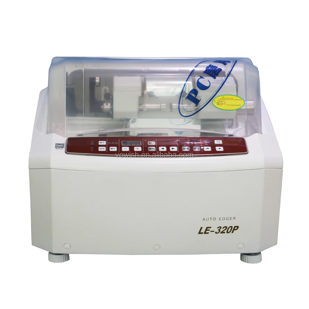 LE-320P Cheap Auto Lens Edger Optical Cutting Machine for Glass CR Lenses Cutter