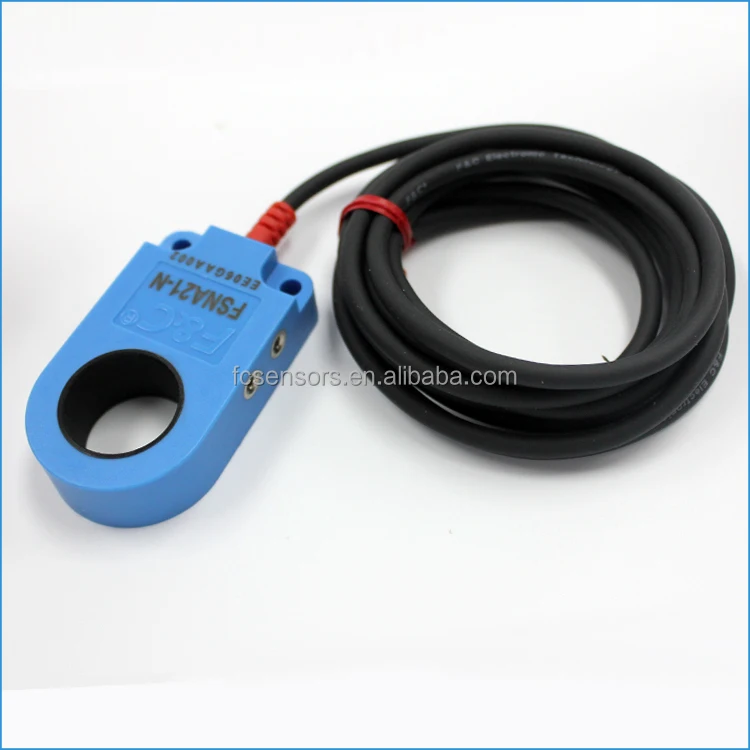 12VDC NPN 3 Wire Falling Metal Detector Sensor 21mm Ring Proximity Sensor