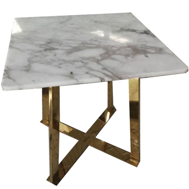 Wholesale Italian Arabescato marble table top coffee table