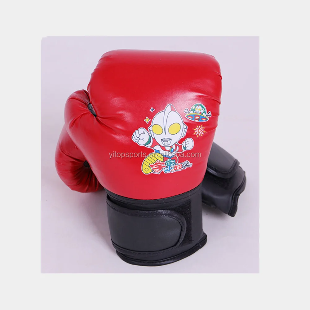 Оптовая продажа детские боксерские перчатки из искусственной кожи для
