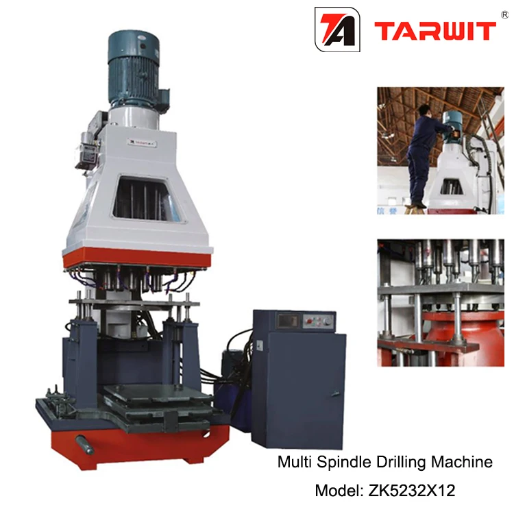 Excellent NC Vertical Multi Spindle Drilling Machine ZK5232x12 for Multi Big Holes