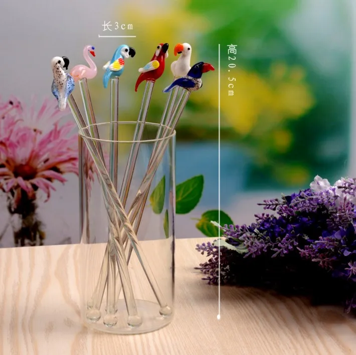 Colored Borosilicate Glass Stirrer Rod for Cocktails and Juices - Eco ...