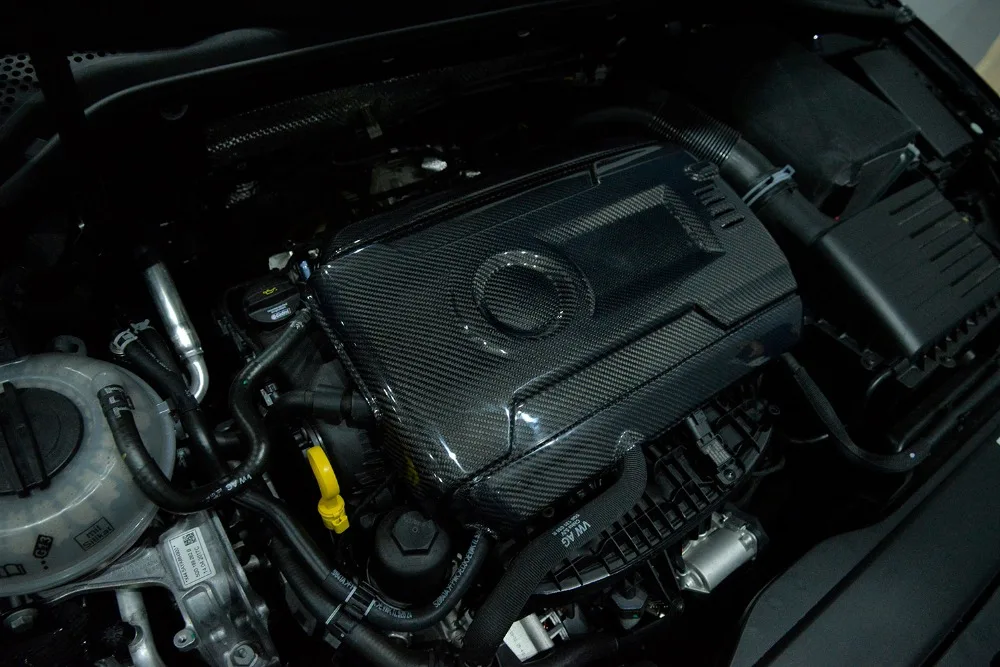 Carbon Fiber Engine Cover for VW Golf GTI MK7 R 14-18