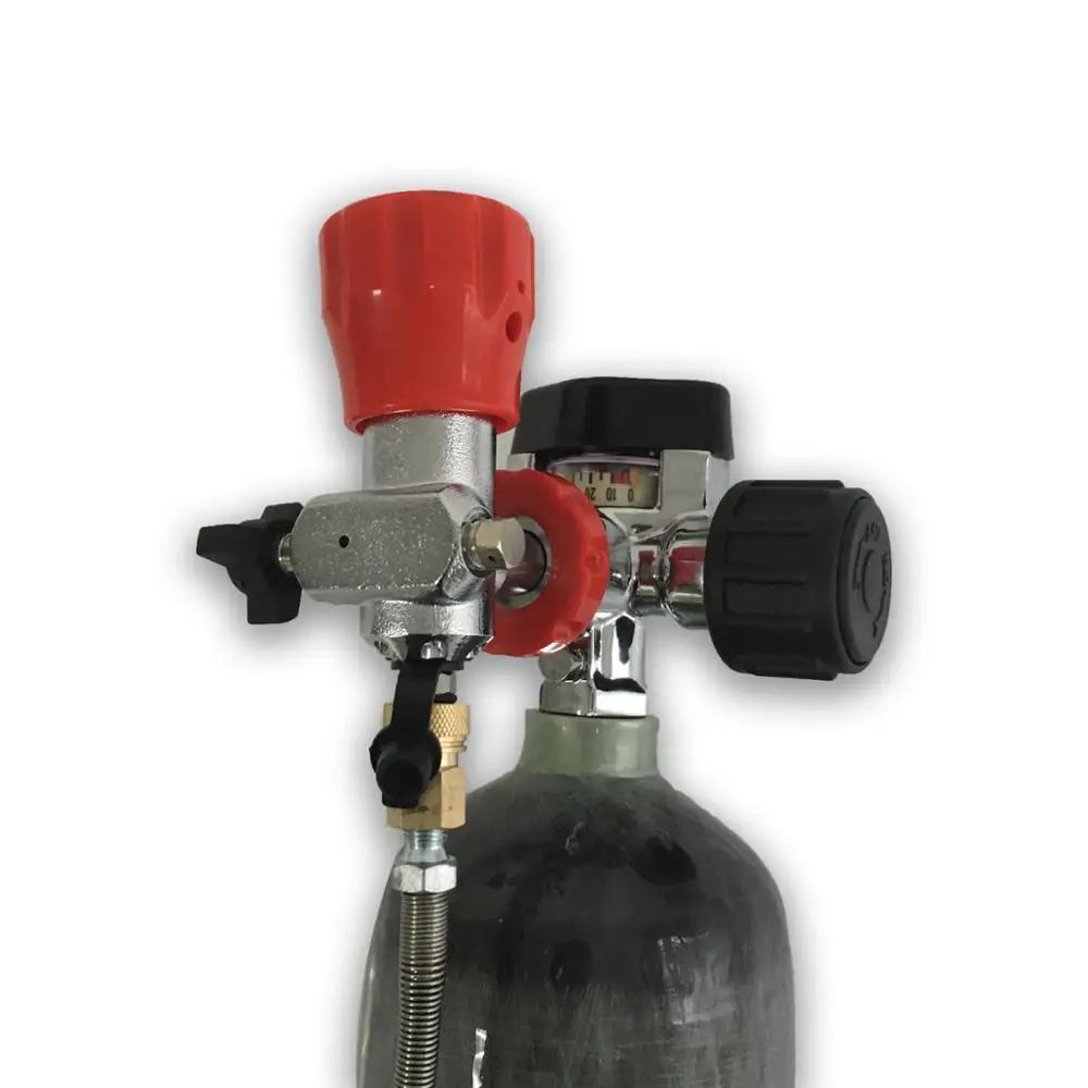 3L CE 4500Psi 300Bar углеродное волокно Pcp воздушный пистолет с баллоном со сжатым воздухом с клапаном и АЗС-М