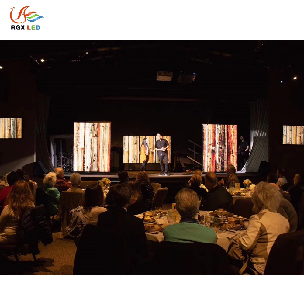 
RGX Most popular HD LED display panels P2.976 P3.91 P4.81 LED video screen with 3840Hz 