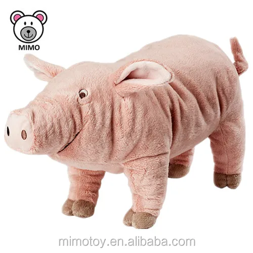 可愛い赤ちゃん用ぬいぐるみ、大きな鼻のピンクの豚、無料サンプル