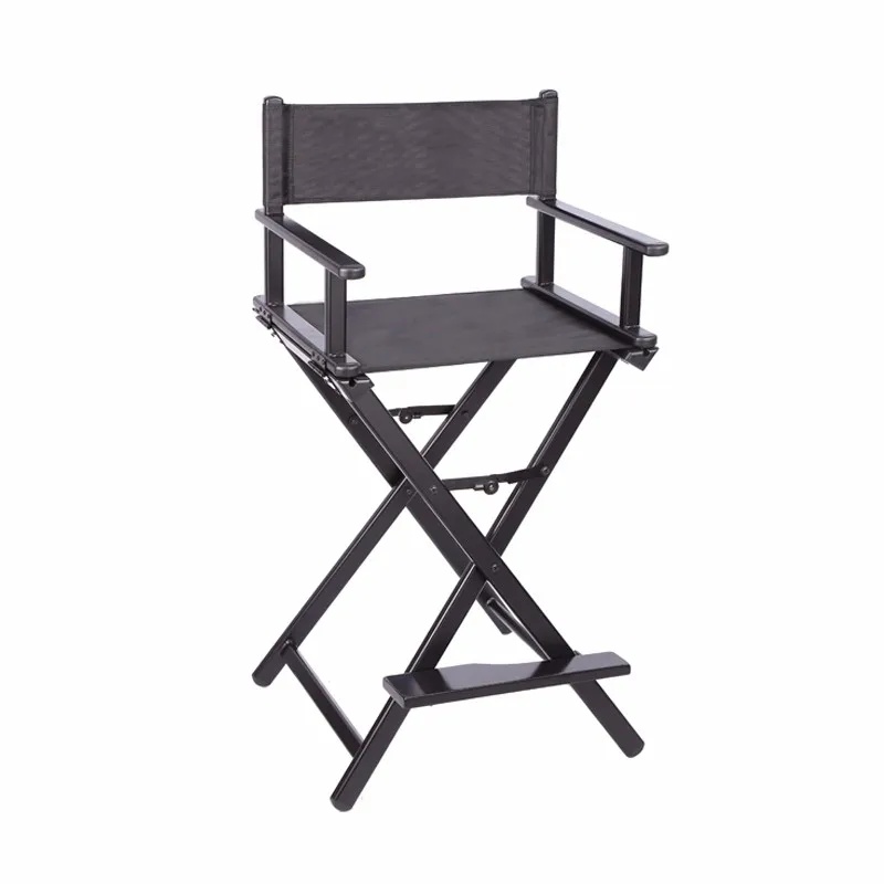 Onwaysports Aluminum Tall Director Chair Folding Barber Makeup Artist