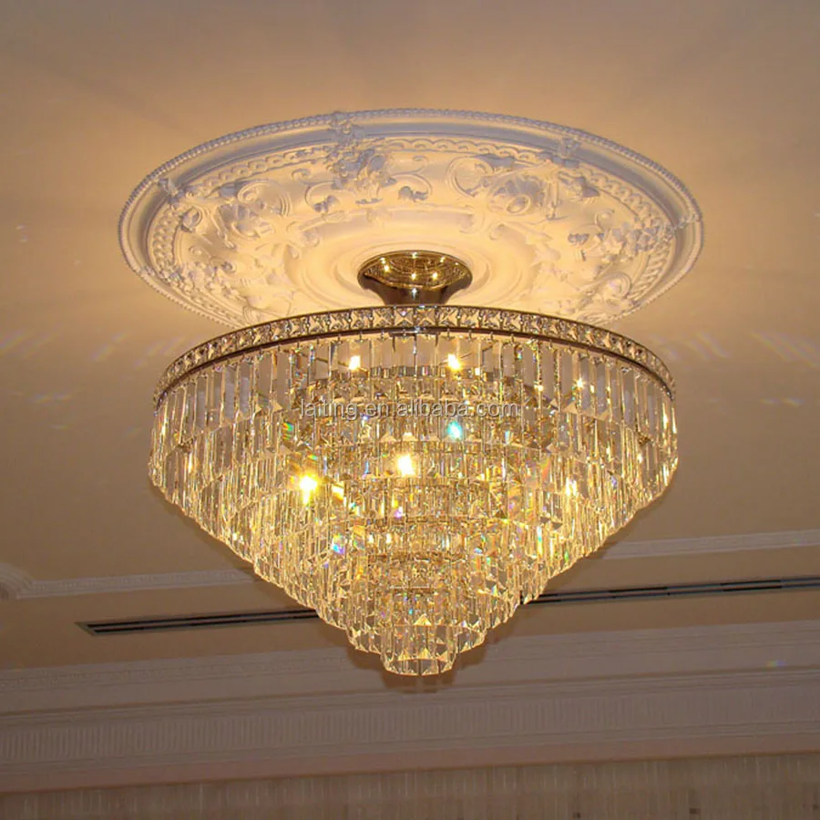 Gold Contemporary Ceiling Led Light Fixture Large Chandelier From Dubai