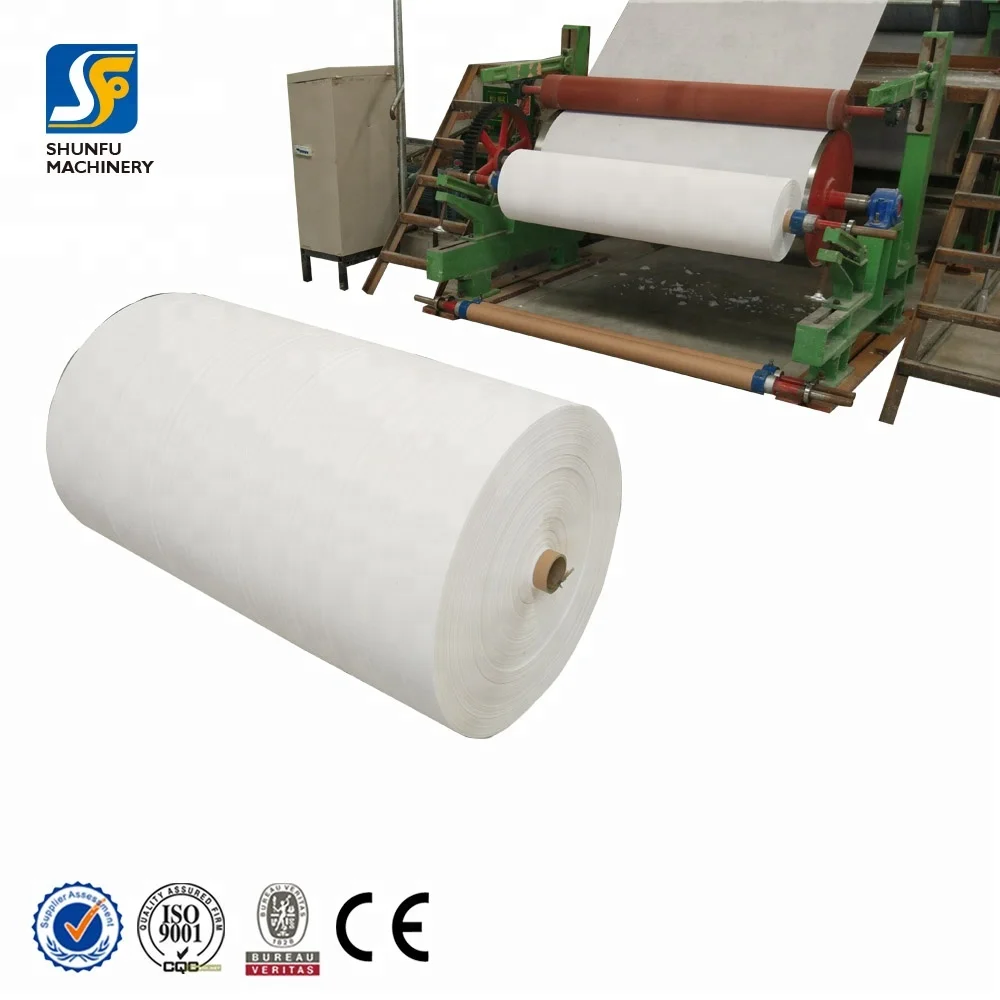Small Scale Waste Paper Recycling Plant Toilet Paper Manufacturing Machine for Sale