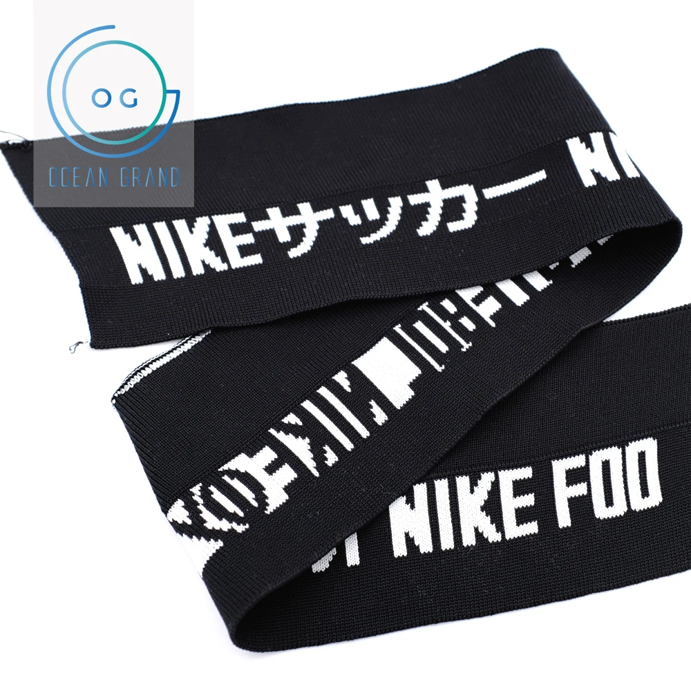 Computerized Jacquard Flat Knit Rib fir Collar Cuff Waistband