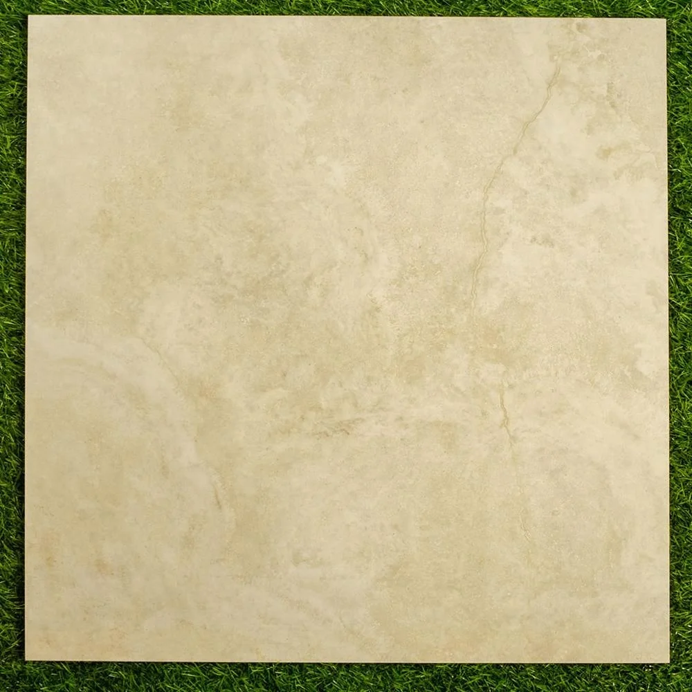 Travertine Design 2cm Thickness Floor Tile Ceramic 600x600 mm