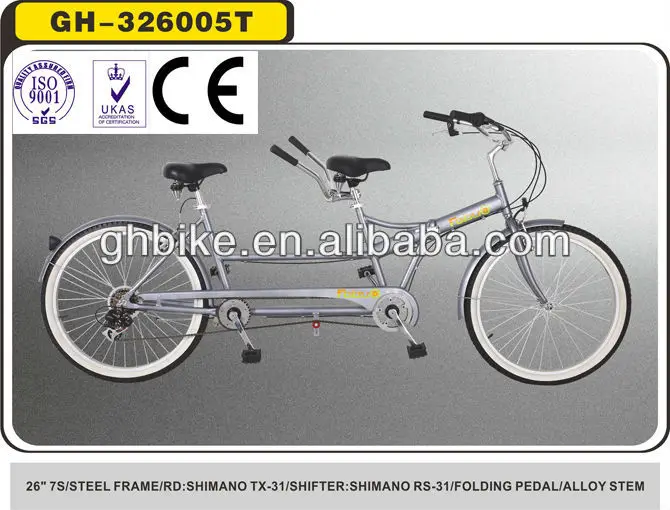 folding tandem bike