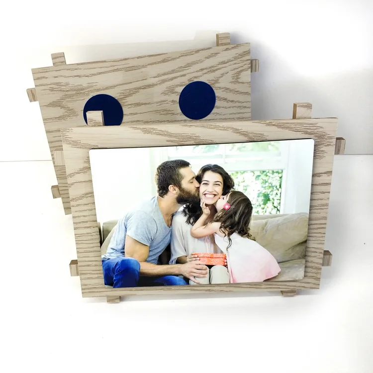 Sublimation 3D Blank Wood Frames With Magnet