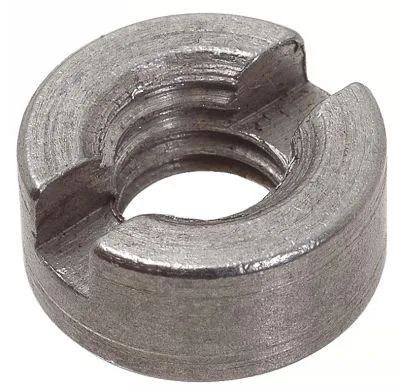 A2 STAINLESS STEEL SLOTTED ROUND NUTS DIN546 M2 M3 M4 M5 M6 M8 M10 M12 METRIC 
