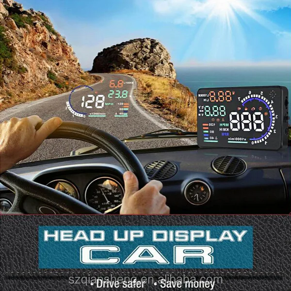 thumbnail image 2 of 5.5" OBD2 Head-Up Display (HUD) For Car/Off-Road – Speed Warning, Digital Projector 2 of 6