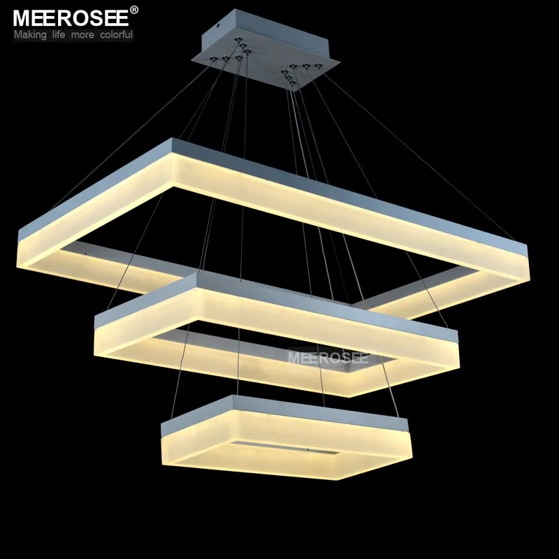 led rectangle light suspended