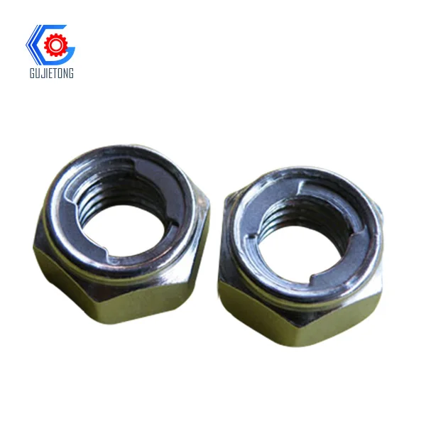 Din 985 Stainless Steel Nylon Insert Lock Nut M6 M8 M10 - Buy Din 985 ...