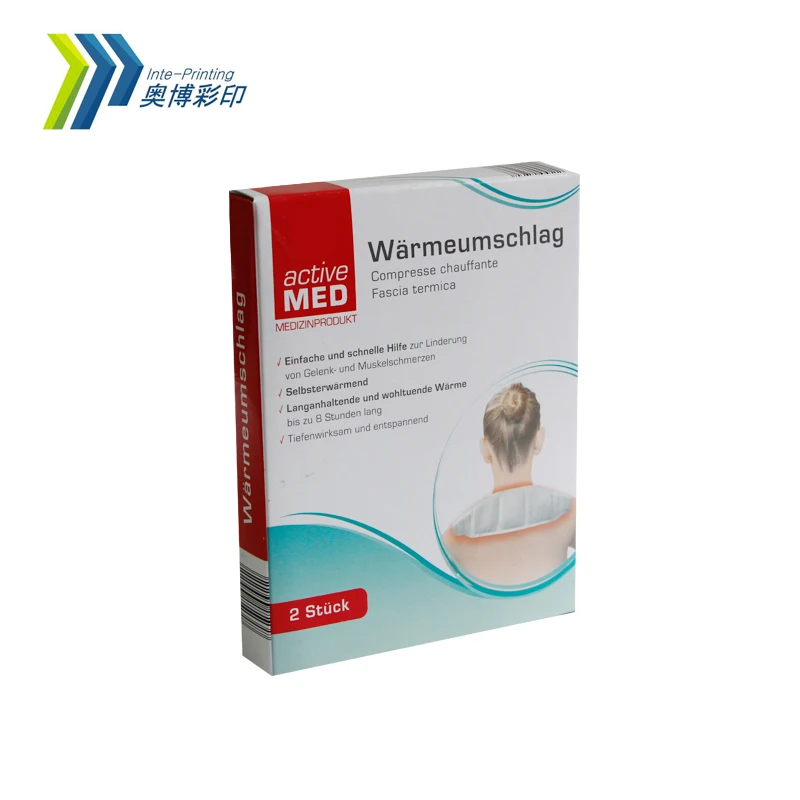 Customized Medicine Box New Design Paper Packaging Box