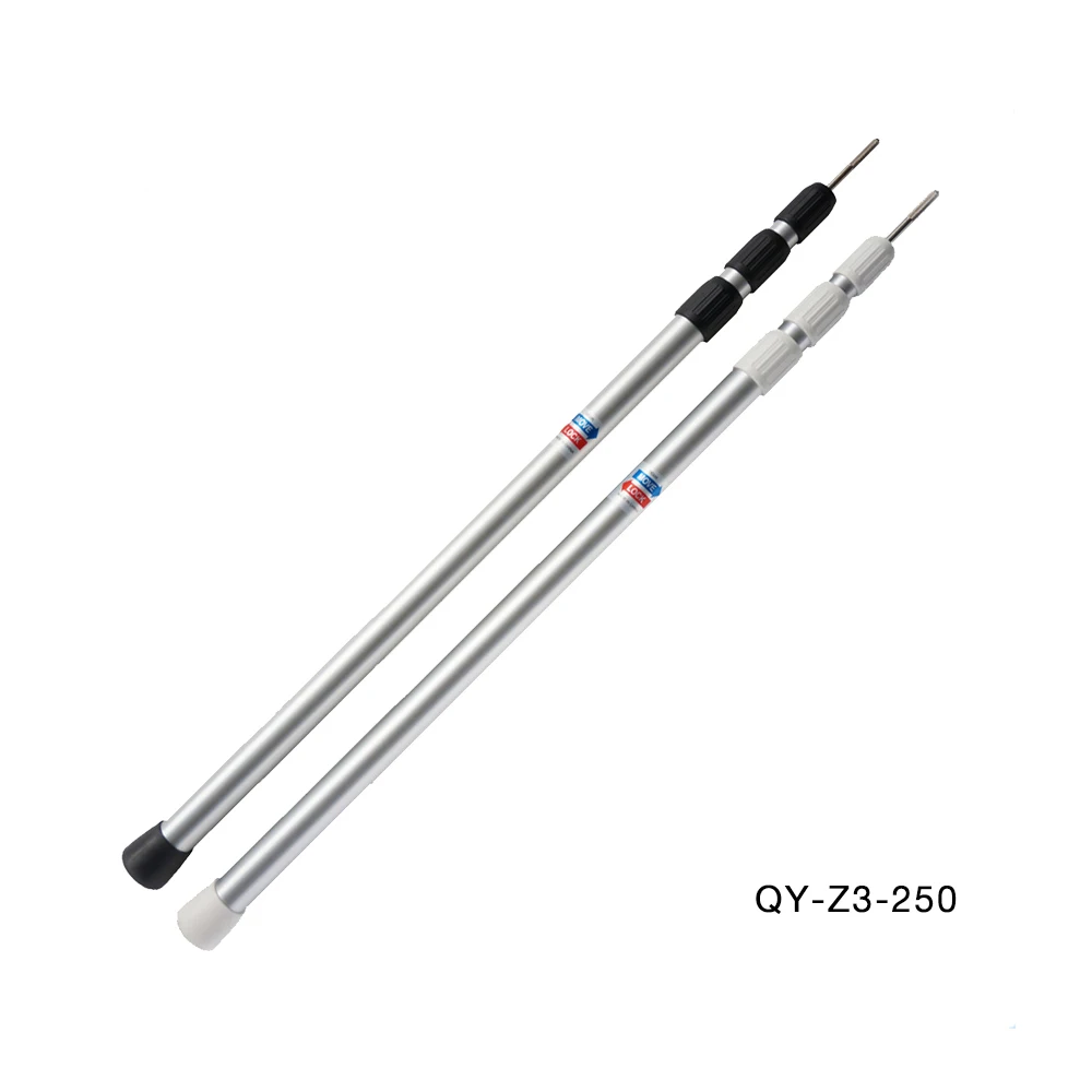 QIYUN 3-х секционный 180 см дешевые блюда и отличный продукт по анодированным покрытием на открытом воздухе телескопической трубки Труба для палаток/Изготовленные На Заказ алюминиевые опоры для тента