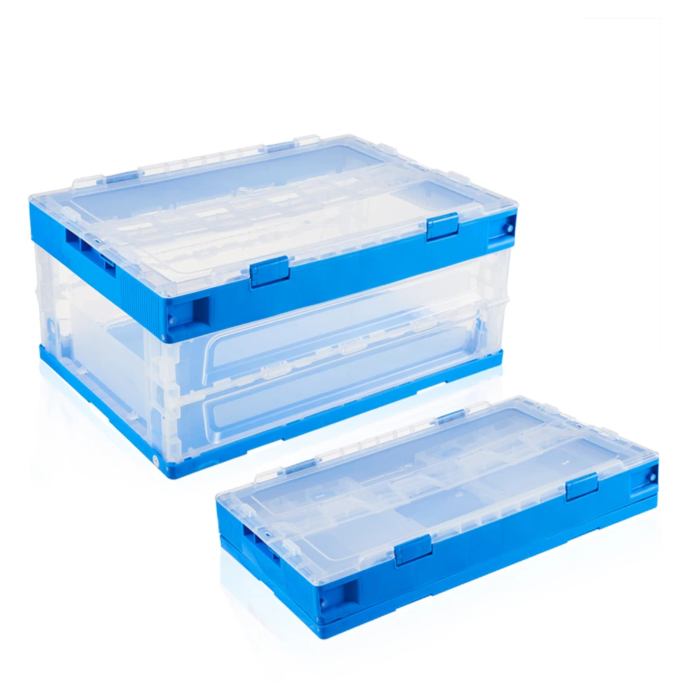 Save Space Collapsible Plastic Storage Box With Lid - Buy Foldable  Storage,Folding Plastic Box,Folding Plastic Container Product on Alibaba.com