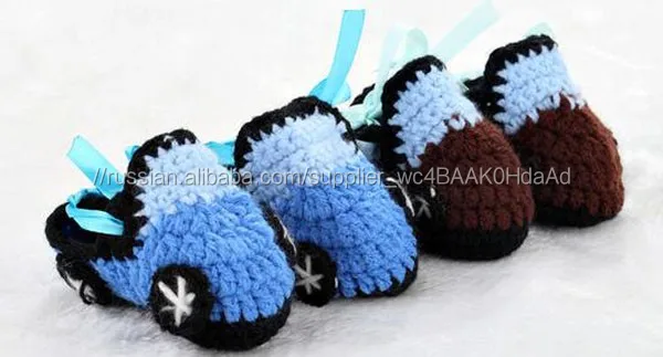 Дети вязание пряжа трикотажная детская обувь