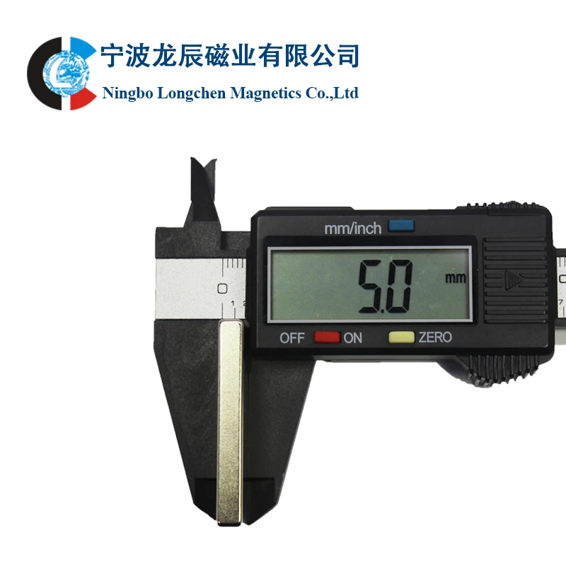 Мощный большой неодимовый магнит 40x20x5 мм для