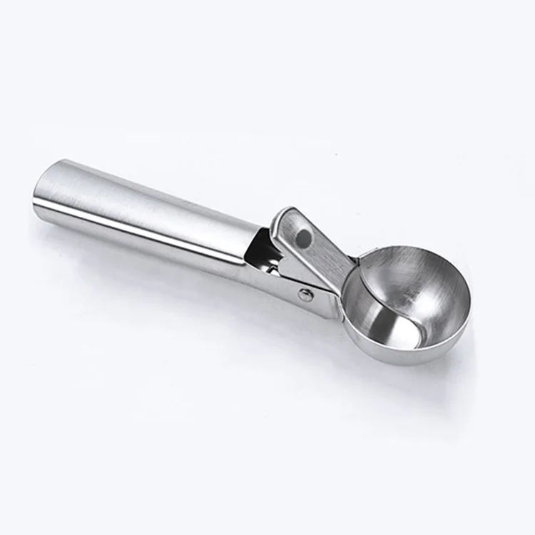 7 inch Stainless Steel Ice Cream Spoon Scoop Dipper Watermelon Spoon  (without FDA Certificate) Wholesale