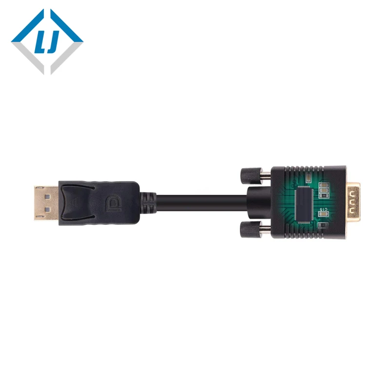 8K Display to VGA Adapter Converter Cable with Audio Cable Support 1080P for PS3 HDTV PC