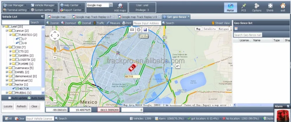 Free Google Map GPS Tracking Software with Android/IOS App for GPS tracker