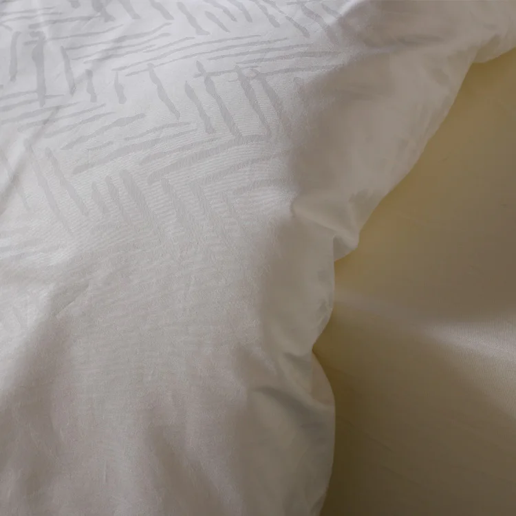 High Quality Modern Design Cotton White king Size Double Duvet Cover