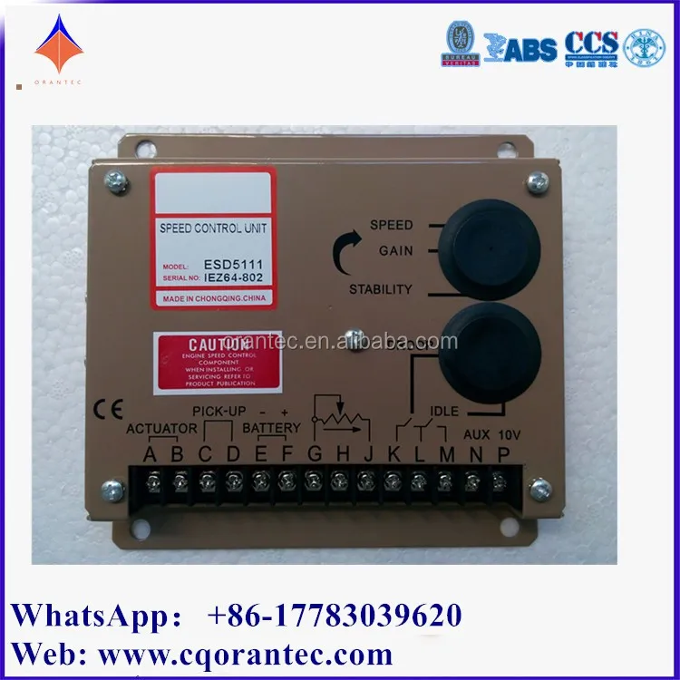 The Portable Generator Part Speed Control Unit 5500e ESD5500E