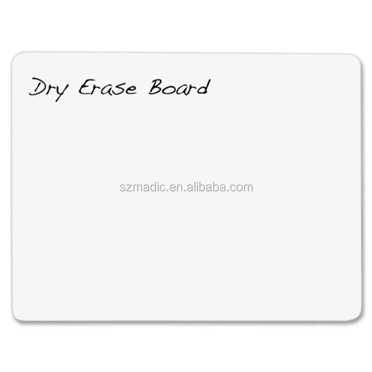 Non Magnetic 9 X 12 Inches Dry Erase White Learning Lapboard for Students or Kids