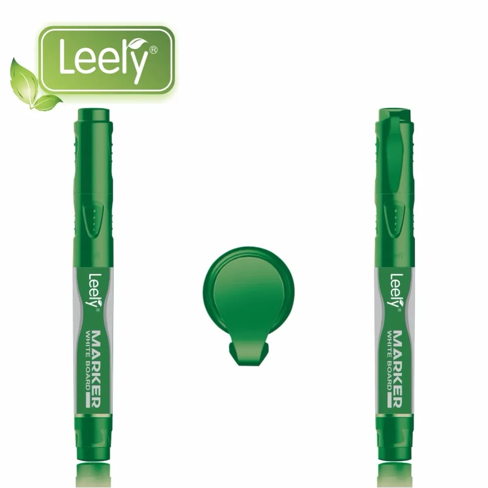 黒と緑のマーカー