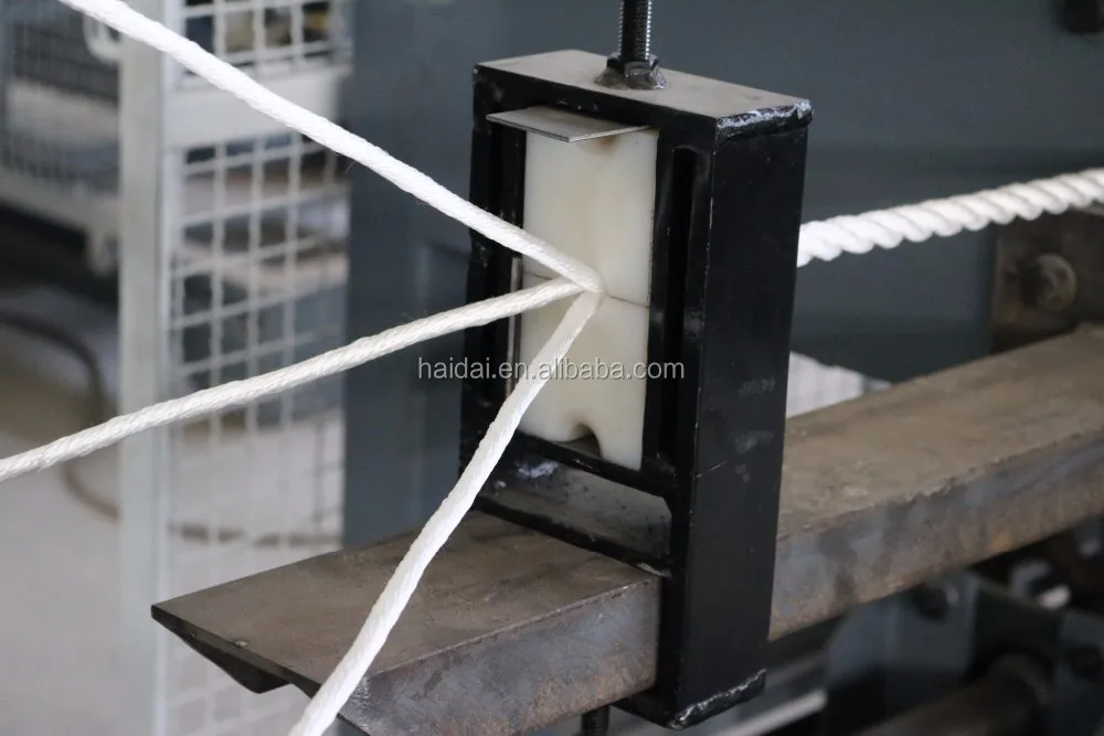 Plastic Cord Making Machine / pp Rope Equipment From Taian Haidai