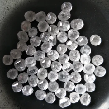 White Rough Lab Grown Synthetic HPHT Diamond