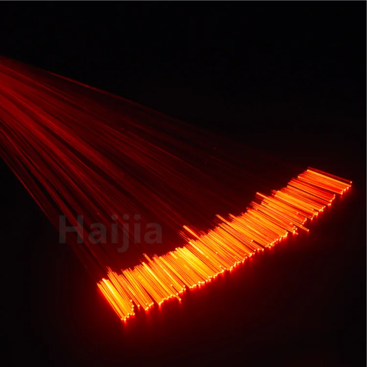 Scratch Processing Straighten Star Sky Ceiling Lighting Decorative Plastic Optical Fiber