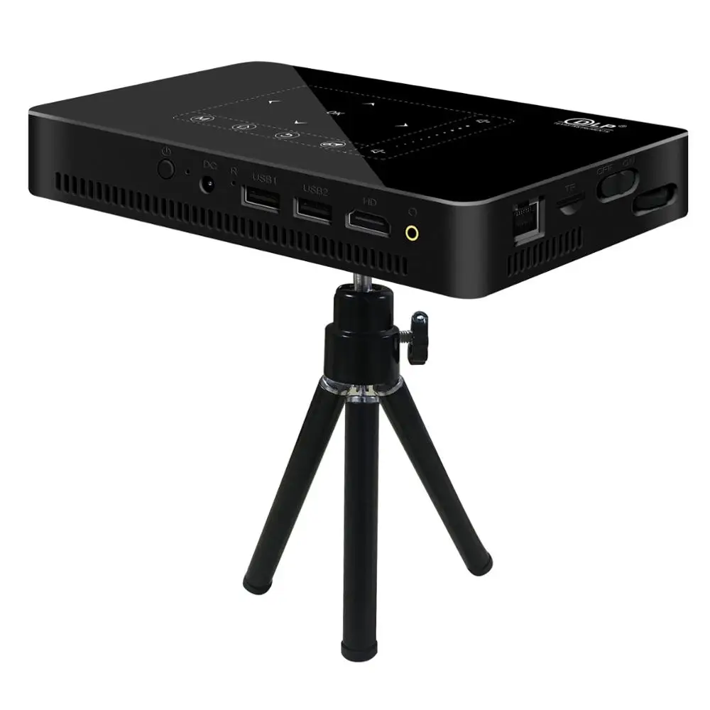 DLP P10 モバイルスマートプロジェクター Smart P10 DLP Projector - 150LM, Android 6.0, Portable