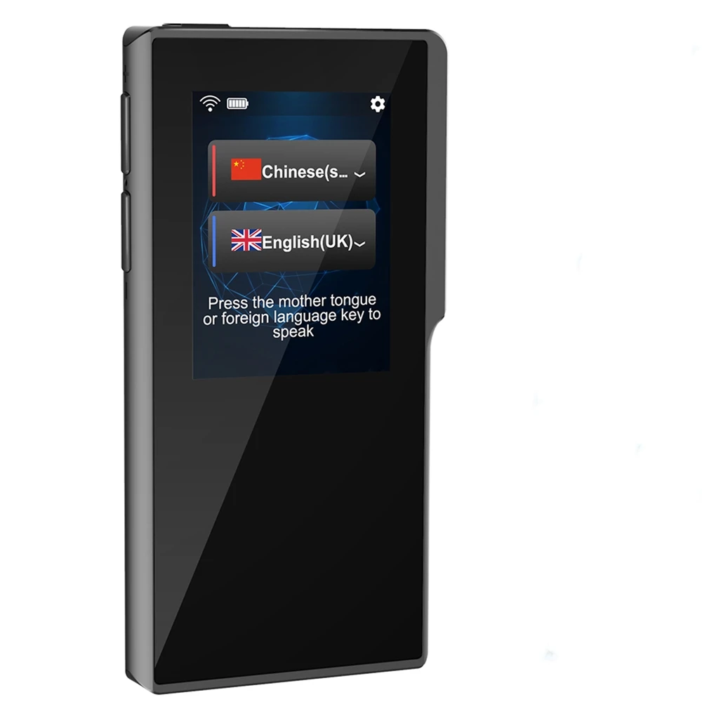 Двусторонняя точка доступа Wi-Fi в реальном времени 52 многоязычный переводчик голоса T6