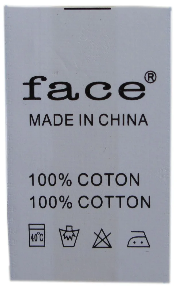 Wholesale Apparel Satin Print Fabric Labels