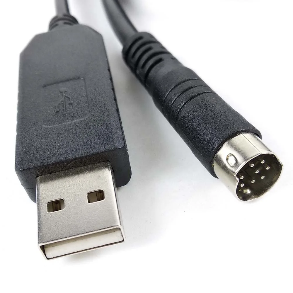 3-TXD USB RS232 a DB9, cable cruzado 7-RTS 8-CTS PL2303TA 5-GND Standard pinout: 2-RXD Cable de módem nulo